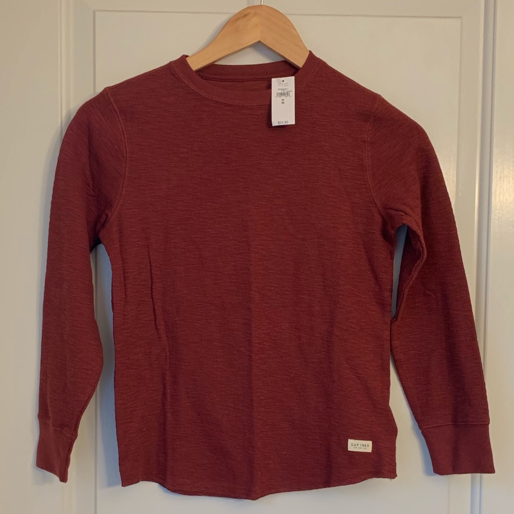 GAP Kids Long Sleeve Waffle Tee